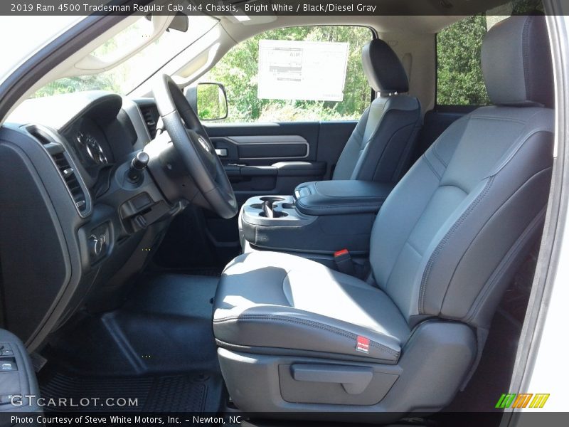 Bright White / Black/Diesel Gray 2019 Ram 4500 Tradesman Regular Cab 4x4 Chassis