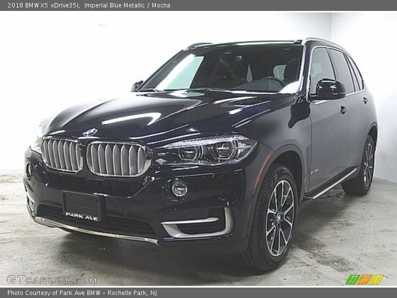 Imperial Blue Metallic / Mocha 2018 BMW X5 xDrive35i