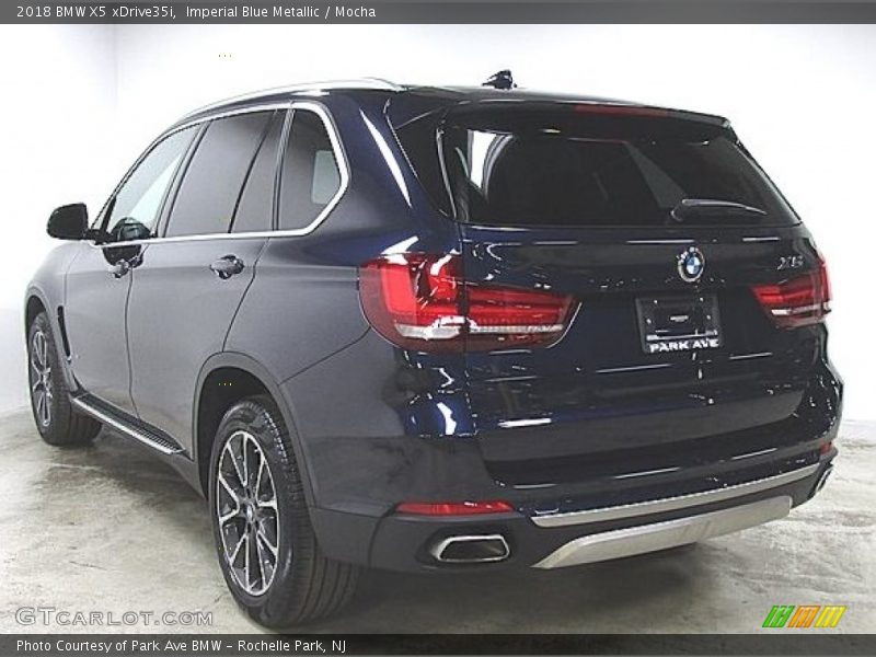 Imperial Blue Metallic / Mocha 2018 BMW X5 xDrive35i