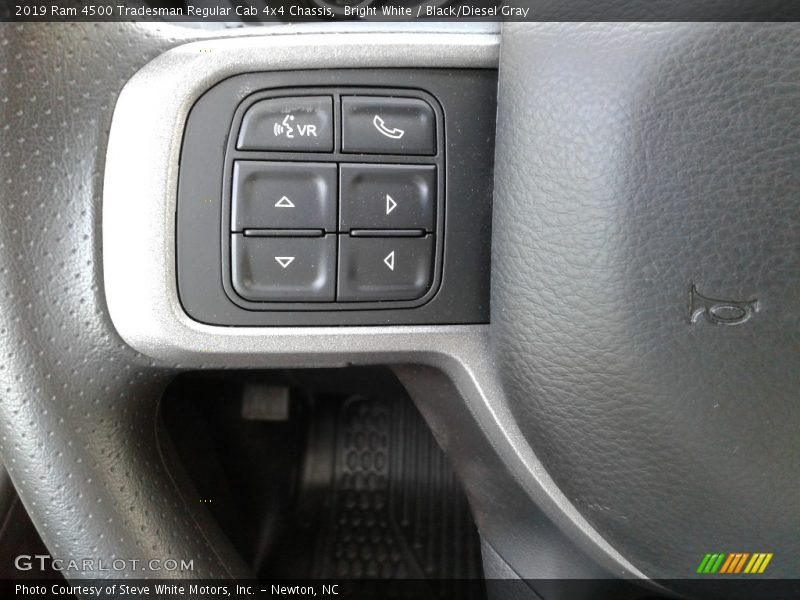 Bright White / Black/Diesel Gray 2019 Ram 4500 Tradesman Regular Cab 4x4 Chassis