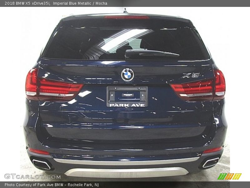 Imperial Blue Metallic / Mocha 2018 BMW X5 xDrive35i
