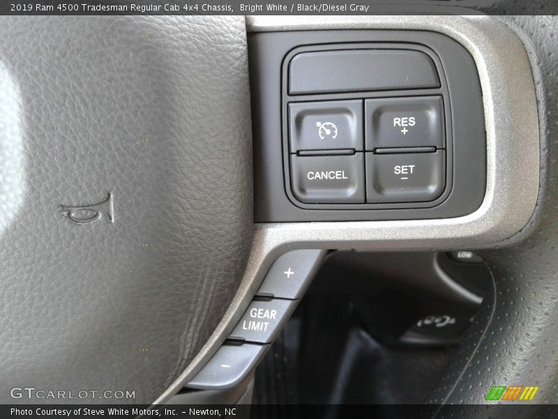 Bright White / Black/Diesel Gray 2019 Ram 4500 Tradesman Regular Cab 4x4 Chassis