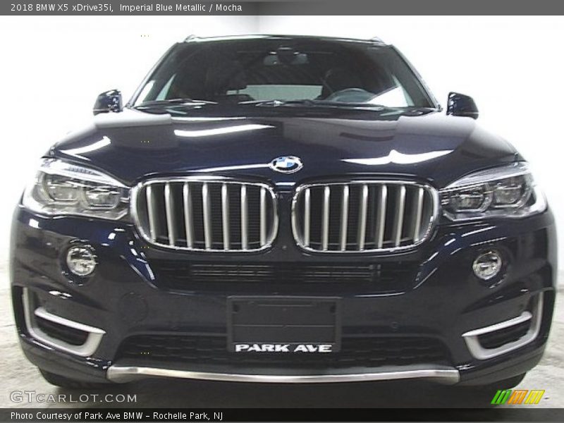 Imperial Blue Metallic / Mocha 2018 BMW X5 xDrive35i