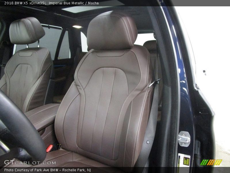 Imperial Blue Metallic / Mocha 2018 BMW X5 xDrive35i