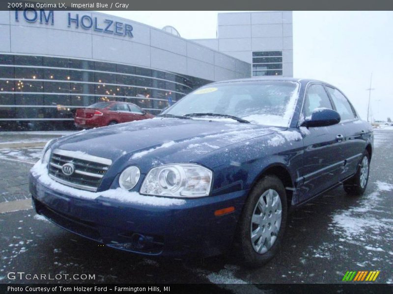 Imperial Blue / Gray 2005 Kia Optima LX