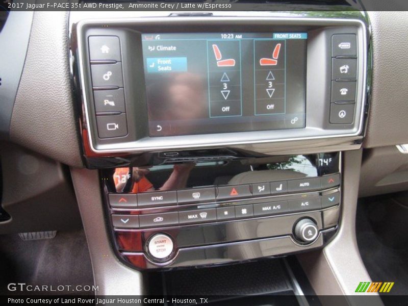Ammonite Grey / Latte w/Espresso 2017 Jaguar F-PACE 35t AWD Prestige