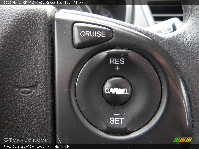Crystal Black Pearl / Black 2012 Honda CR-V LX 4WD