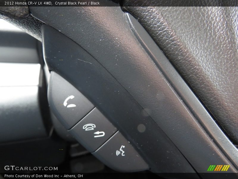 Crystal Black Pearl / Black 2012 Honda CR-V LX 4WD