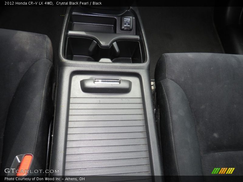 Crystal Black Pearl / Black 2012 Honda CR-V LX 4WD