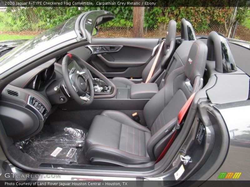  2020 F-TYPE Checkered Flag Convertible Ebony Interior