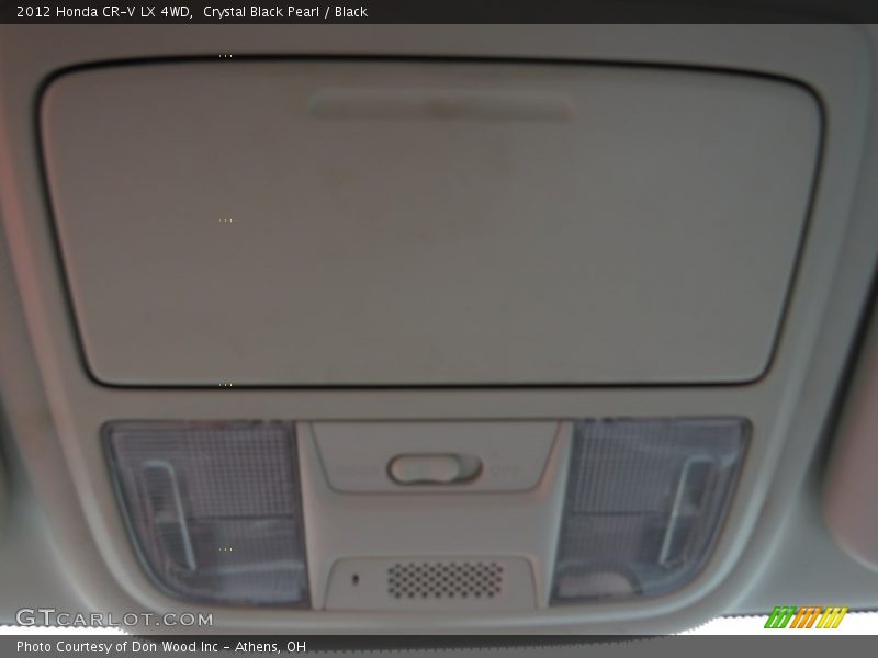 Crystal Black Pearl / Black 2012 Honda CR-V LX 4WD