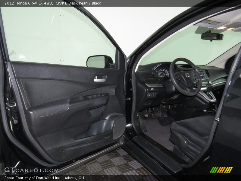 Crystal Black Pearl / Black 2012 Honda CR-V LX 4WD