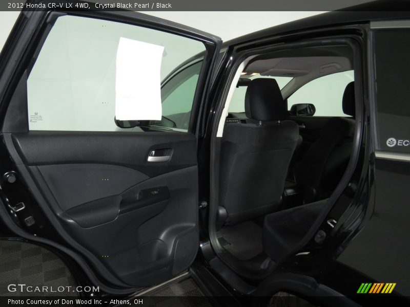Crystal Black Pearl / Black 2012 Honda CR-V LX 4WD
