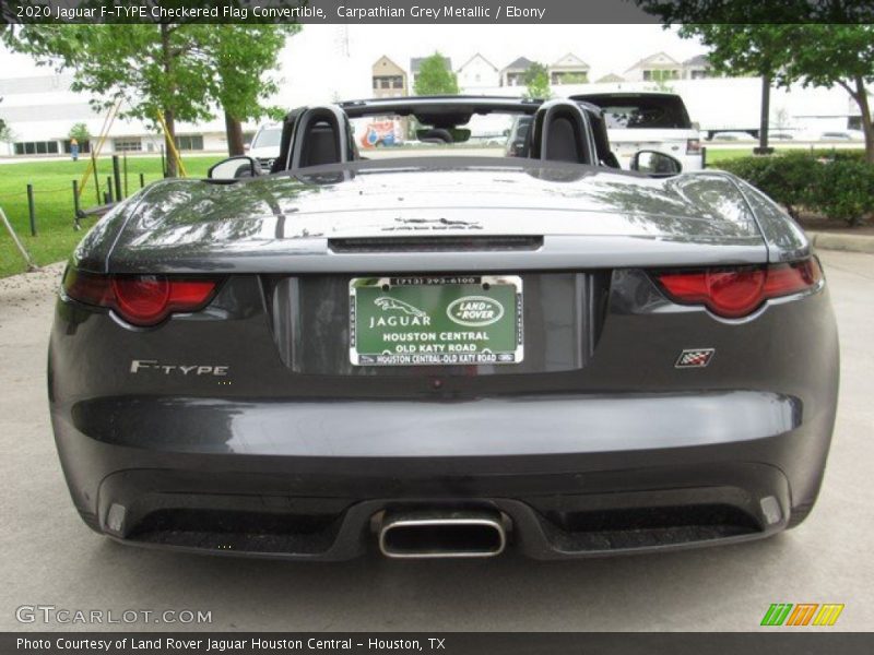 Carpathian Grey Metallic / Ebony 2020 Jaguar F-TYPE Checkered Flag Convertible