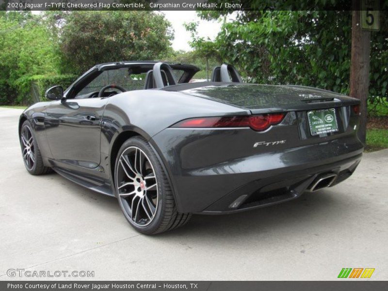 Carpathian Grey Metallic / Ebony 2020 Jaguar F-TYPE Checkered Flag Convertible
