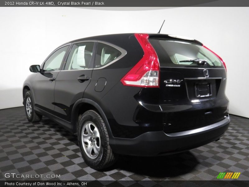Crystal Black Pearl / Black 2012 Honda CR-V LX 4WD