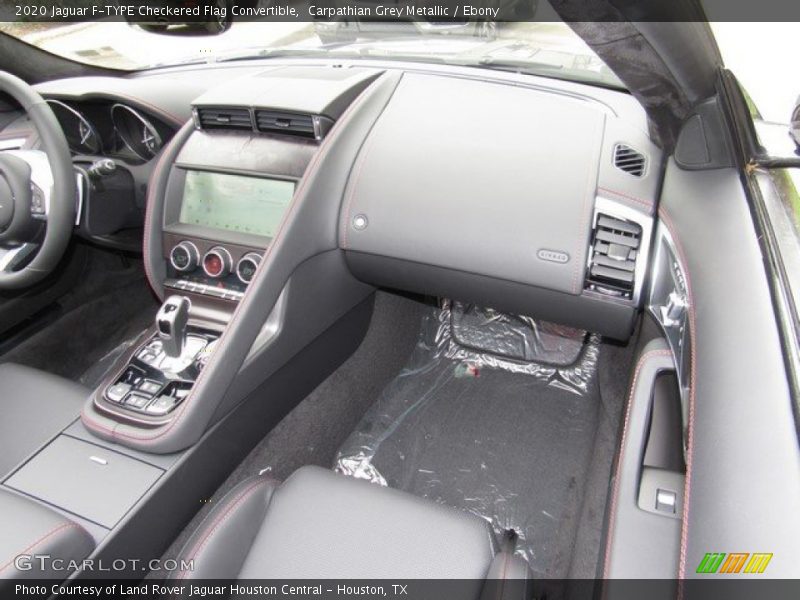 Dashboard of 2020 F-TYPE Checkered Flag Convertible