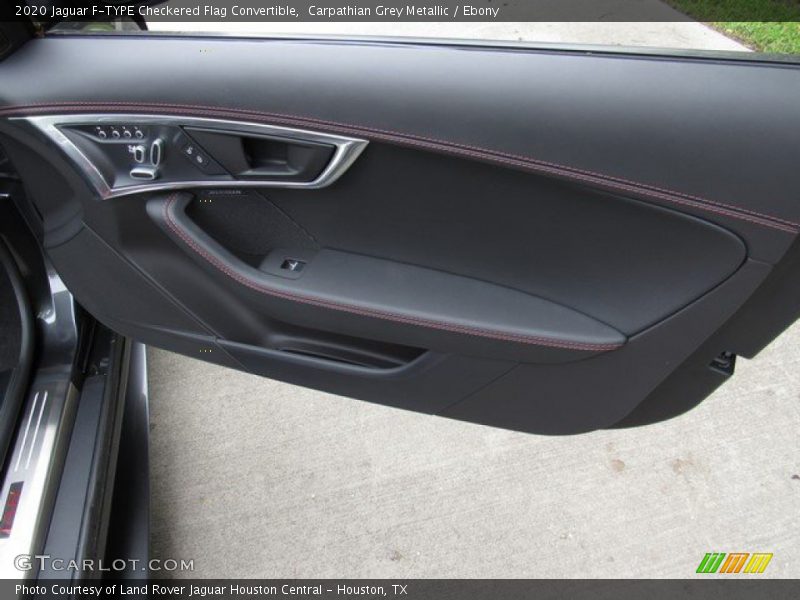 Door Panel of 2020 F-TYPE Checkered Flag Convertible
