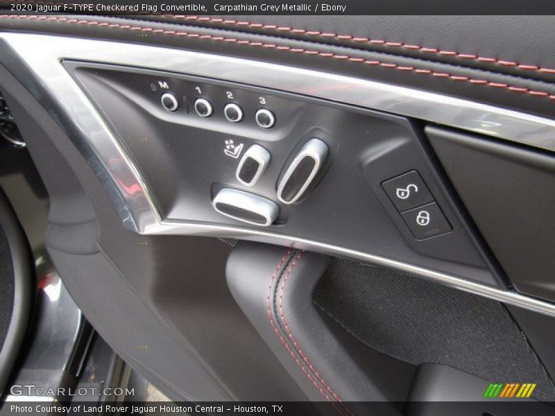 Controls of 2020 F-TYPE Checkered Flag Convertible