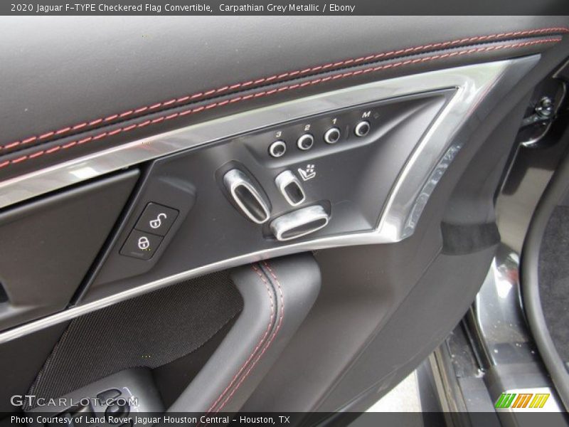 Controls of 2020 F-TYPE Checkered Flag Convertible