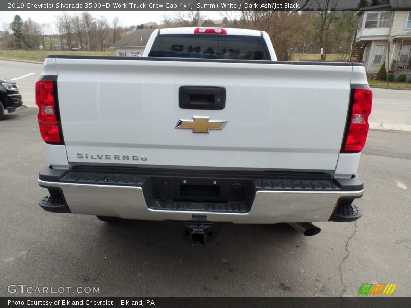 Summit White / Dark Ash/Jet Black 2019 Chevrolet Silverado 3500HD Work Truck Crew Cab 4x4