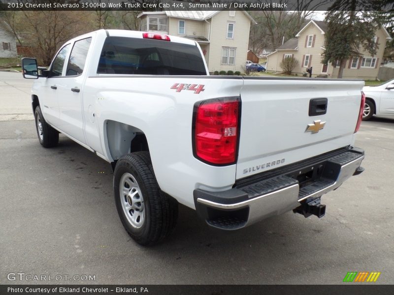 Summit White / Dark Ash/Jet Black 2019 Chevrolet Silverado 3500HD Work Truck Crew Cab 4x4