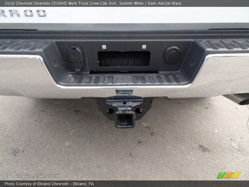 Summit White / Dark Ash/Jet Black 2019 Chevrolet Silverado 3500HD Work Truck Crew Cab 4x4