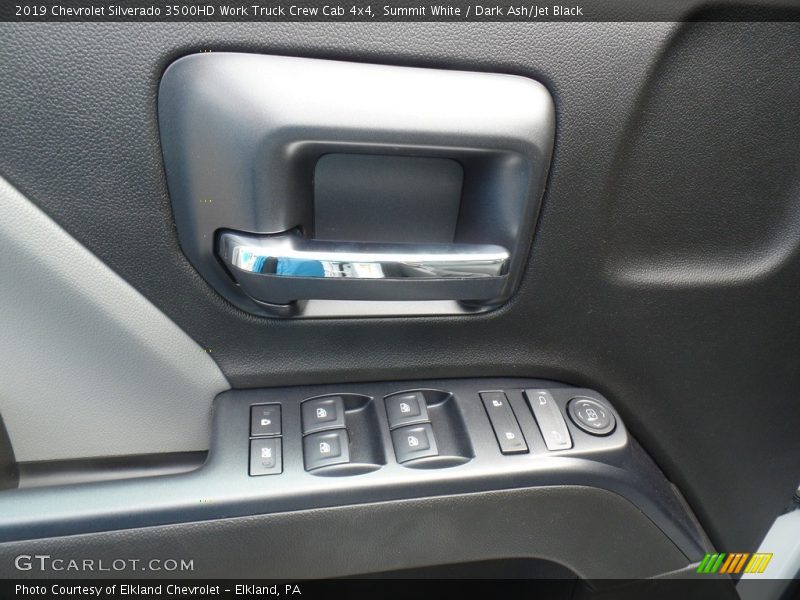 Summit White / Dark Ash/Jet Black 2019 Chevrolet Silverado 3500HD Work Truck Crew Cab 4x4