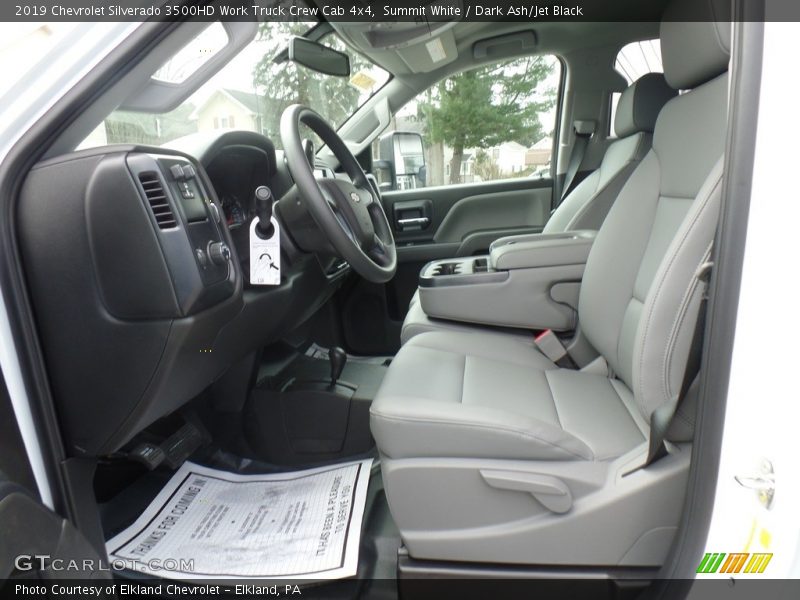 Summit White / Dark Ash/Jet Black 2019 Chevrolet Silverado 3500HD Work Truck Crew Cab 4x4