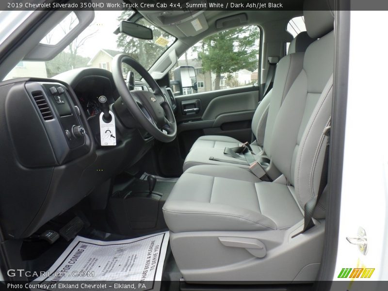 Summit White / Dark Ash/Jet Black 2019 Chevrolet Silverado 3500HD Work Truck Crew Cab 4x4