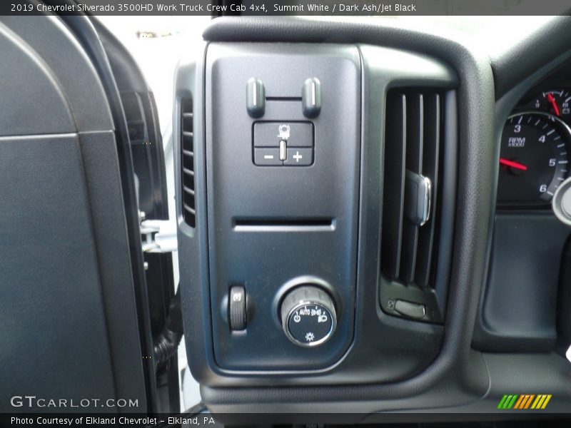Summit White / Dark Ash/Jet Black 2019 Chevrolet Silverado 3500HD Work Truck Crew Cab 4x4