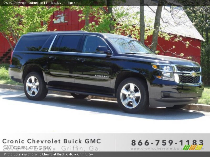 Black / Jet Black 2019 Chevrolet Suburban LT