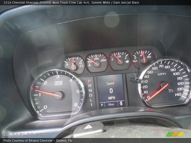 Summit White / Dark Ash/Jet Black 2019 Chevrolet Silverado 3500HD Work Truck Crew Cab 4x4