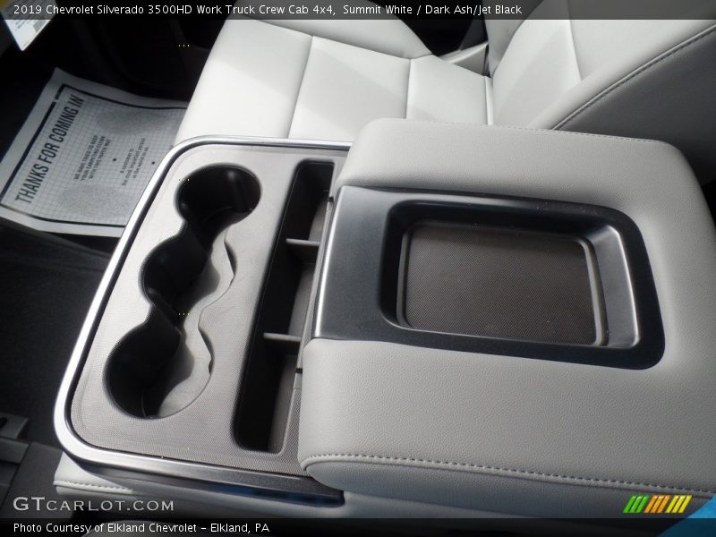 Summit White / Dark Ash/Jet Black 2019 Chevrolet Silverado 3500HD Work Truck Crew Cab 4x4