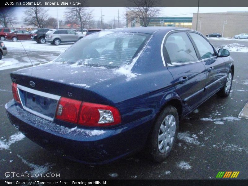 Imperial Blue / Gray 2005 Kia Optima LX