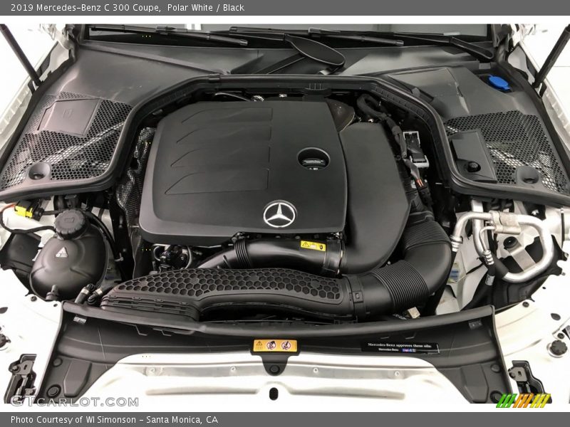 Polar White / Black 2019 Mercedes-Benz C 300 Coupe