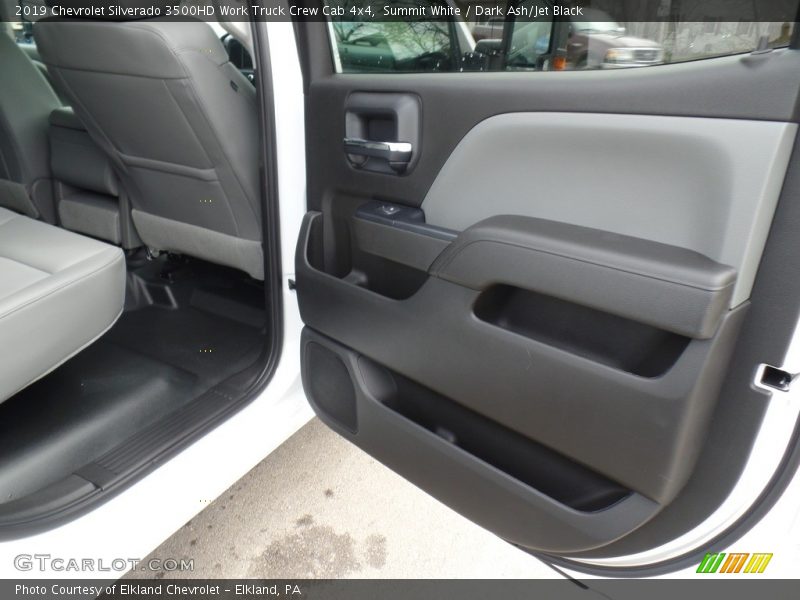 Summit White / Dark Ash/Jet Black 2019 Chevrolet Silverado 3500HD Work Truck Crew Cab 4x4