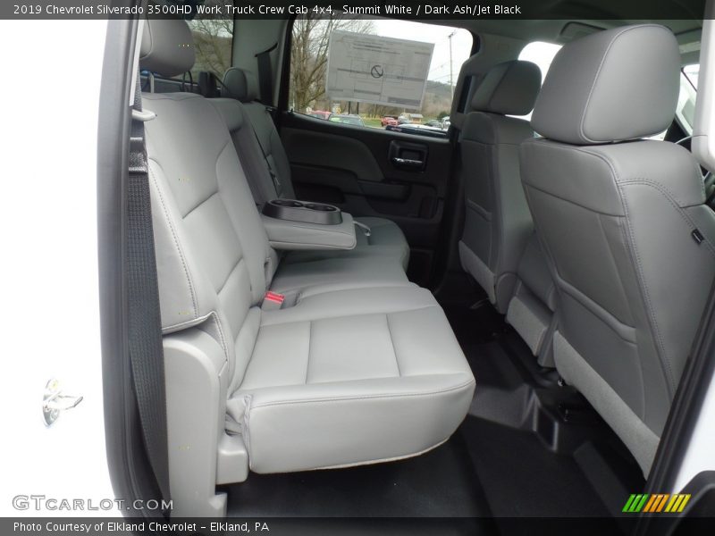 Summit White / Dark Ash/Jet Black 2019 Chevrolet Silverado 3500HD Work Truck Crew Cab 4x4