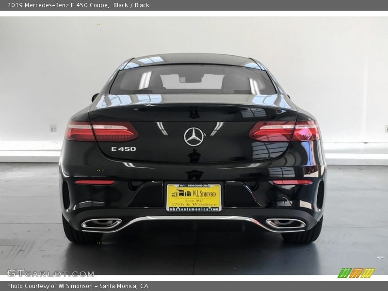 Black / Black 2019 Mercedes-Benz E 450 Coupe