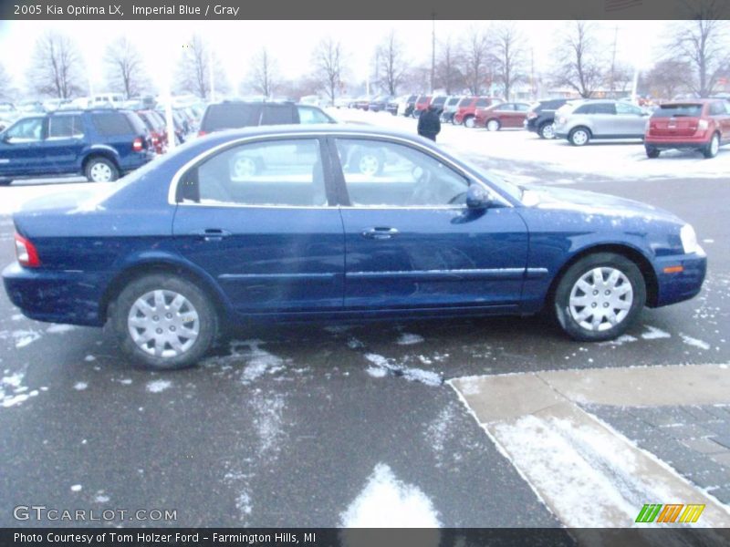 Imperial Blue / Gray 2005 Kia Optima LX