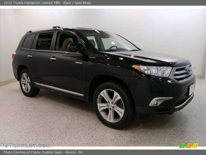 Black / Sand Beige 2013 Toyota Highlander Limited 4WD