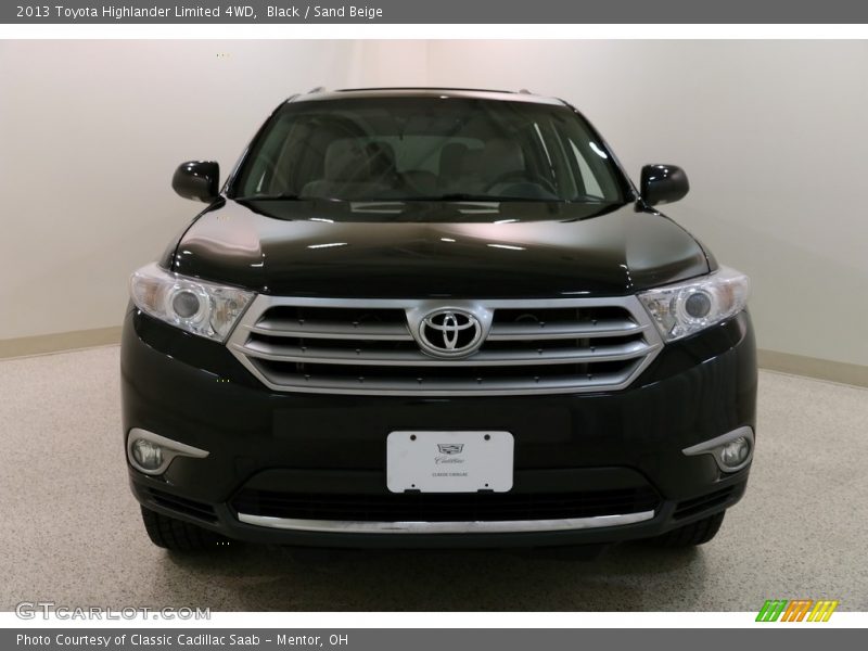 Black / Sand Beige 2013 Toyota Highlander Limited 4WD