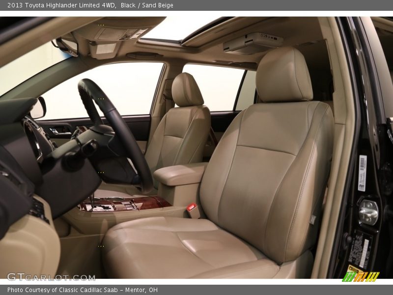 Black / Sand Beige 2013 Toyota Highlander Limited 4WD