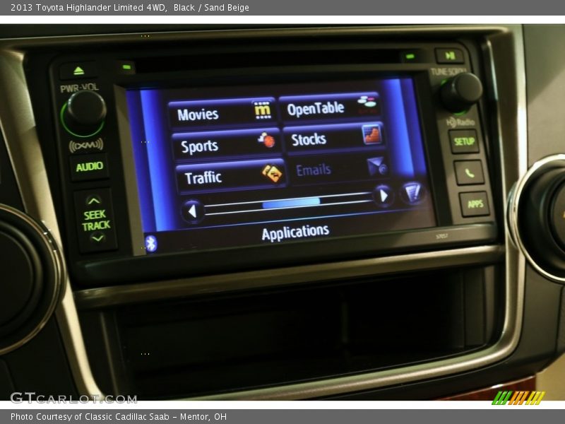Black / Sand Beige 2013 Toyota Highlander Limited 4WD