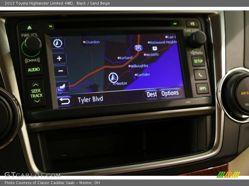 Black / Sand Beige 2013 Toyota Highlander Limited 4WD