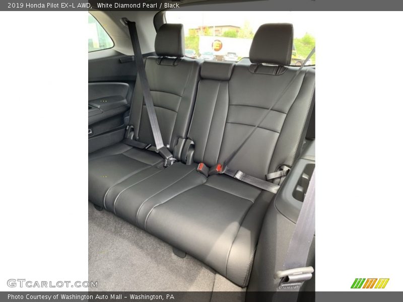 White Diamond Pearl / Black 2019 Honda Pilot EX-L AWD