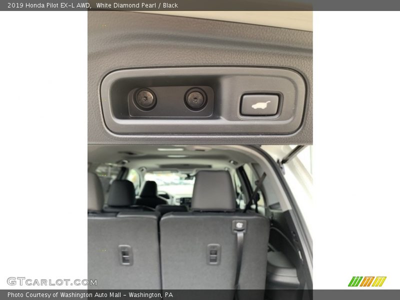 White Diamond Pearl / Black 2019 Honda Pilot EX-L AWD