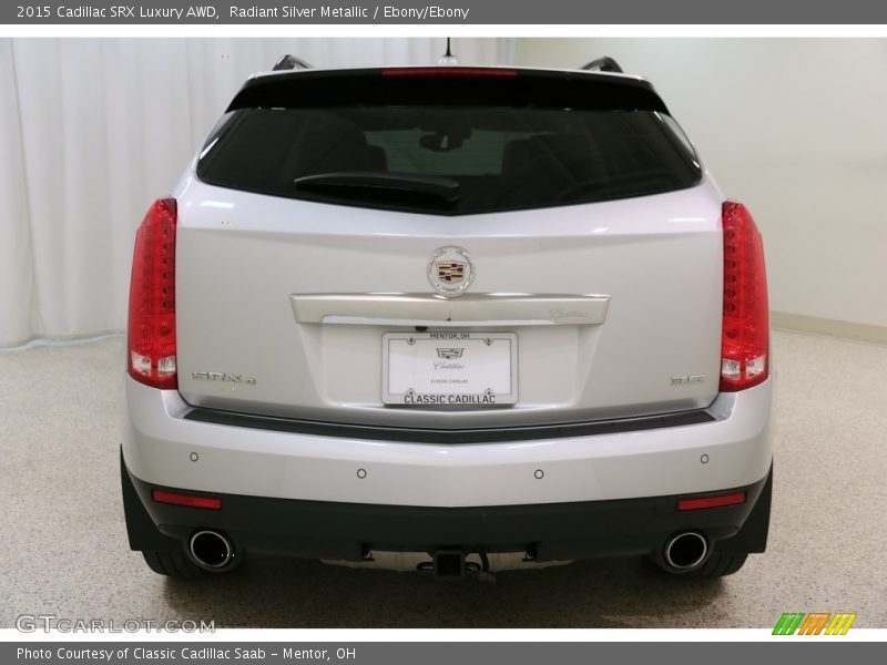 Radiant Silver Metallic / Ebony/Ebony 2015 Cadillac SRX Luxury AWD