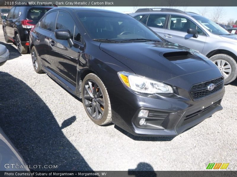 Dark Gray Metallic / Carbon Black 2018 Subaru WRX Premium