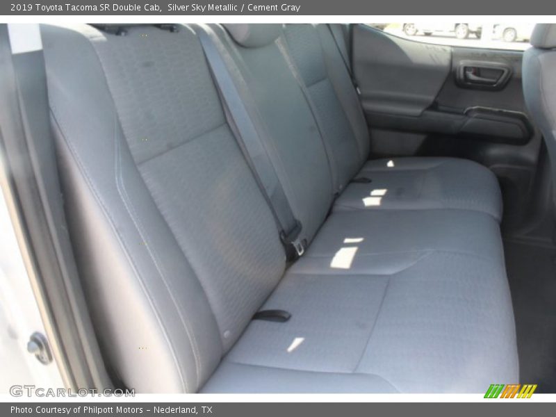 Silver Sky Metallic / Cement Gray 2019 Toyota Tacoma SR Double Cab